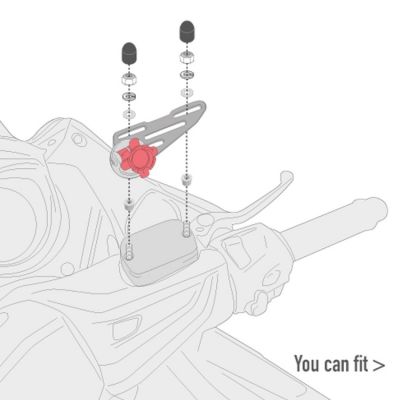 01SKIT Specifická montážní sada pro Givi S 900A Smart Mount RC